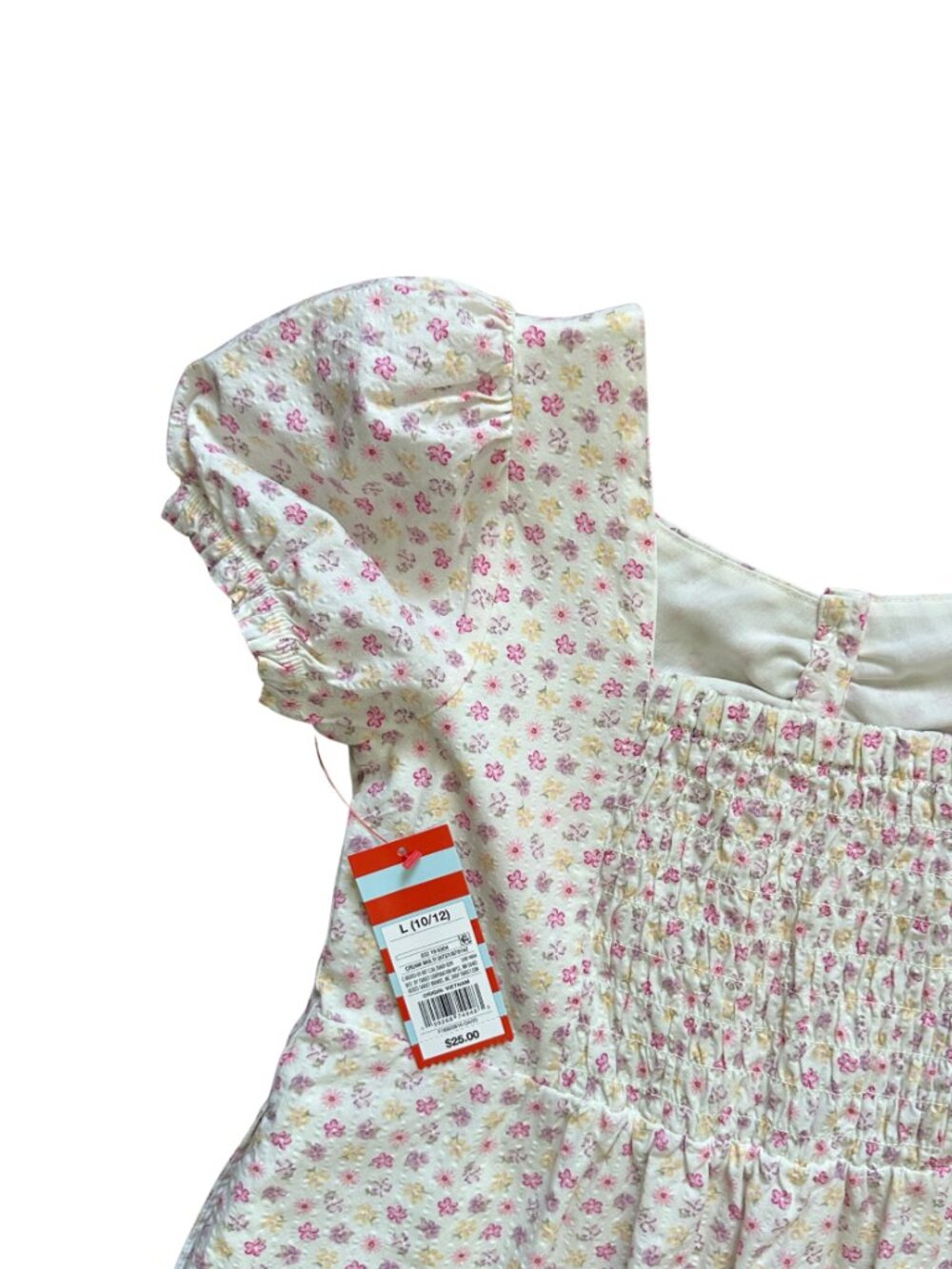 NWT Cat & Jack Girls Floral Button Front Mini Dress With Pockets L 10/12 - Picture 11 of 13